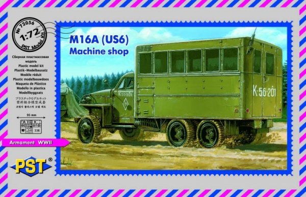 PST 72056 М16А (US6) Machine Shop Truck 1/72