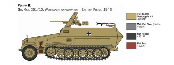 Italeri 7079 Sd.Kfz. 251/10 1/72