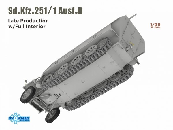 Snowman Model SP-8001 Sd.kfz.251/1 Ausf.D 1/35