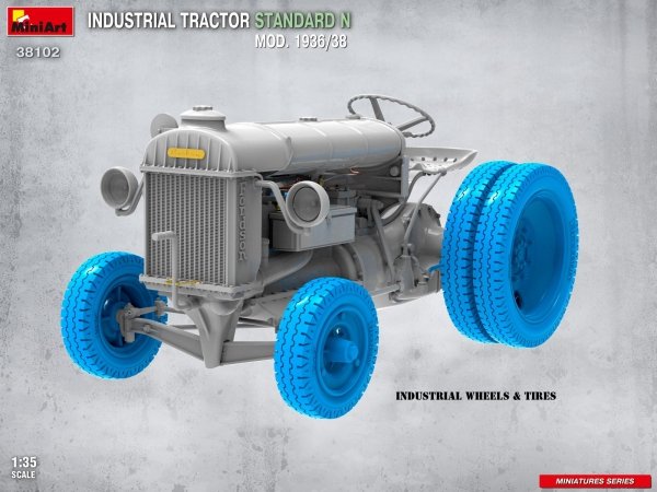 MiniArt 38102 INDUSTRIAL TRACTOR STANDARD N MOD. 1936/38 1/35