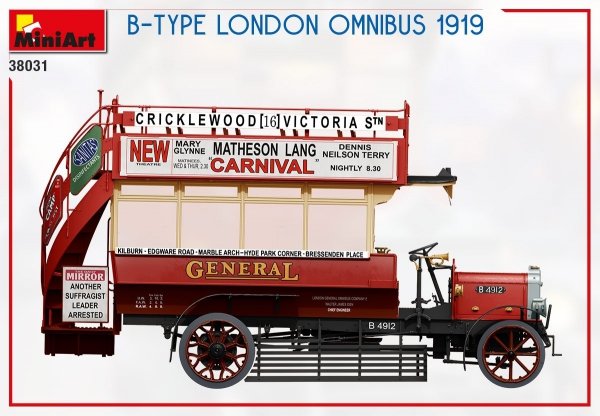 MiniArt 38031 B-TYPE LONDON OMNIBUS 1919 1/35