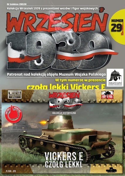First to Fight PL029 Czołg lekki Vickers E (1:72)