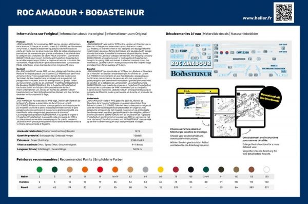 Heller 55608 Starter Kit - Roc Amadour + Bodasteinur Twinset 1/200