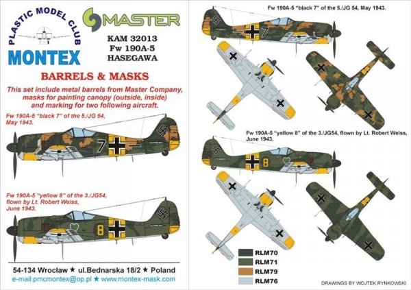 Montex KAM32013 Fw-190 A-5 1/32