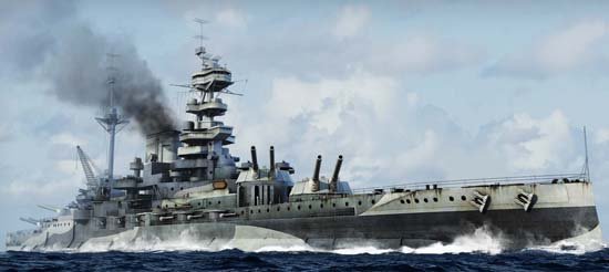 Trumpeter 05799 HMS MALAYA 1943 1:700