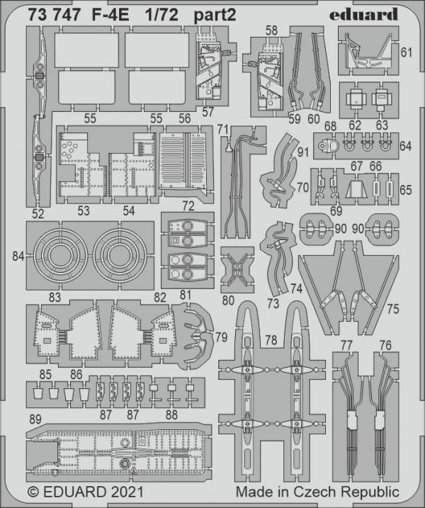 Eduard 73747 F-4E FINE MOLDS 1/72