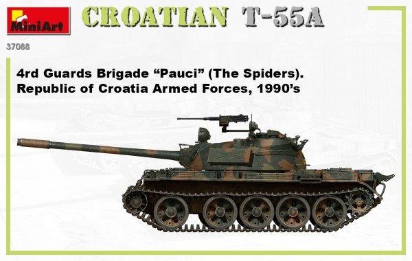 MiniArt 37088 CROATIAN T-55A 1/35