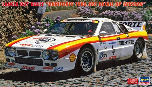 Hasegawa 20775 Lancia 037 Rally "Duriforte 1986 ERC Detail Up Version" 1/24