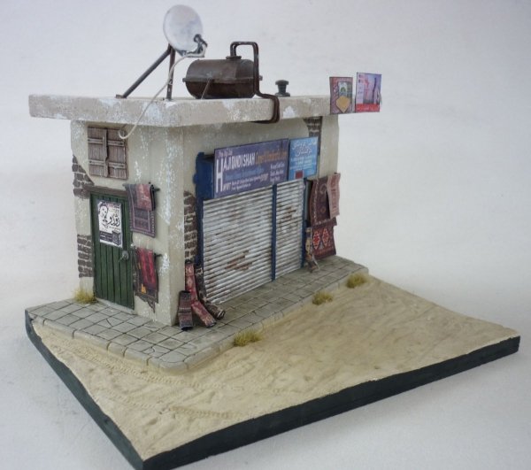 RT-Diorama 35268 Diorama-Base: &quot;The carpet shop&quot; 1/35