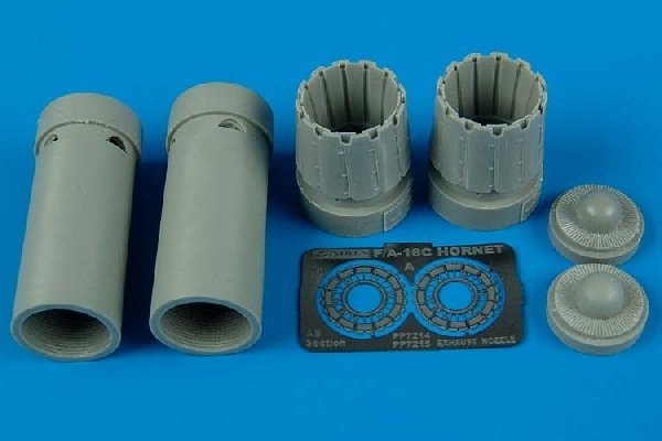 Aires 7215 F/A-18C exhaust nozzles - opened 1/72 ACADEMY