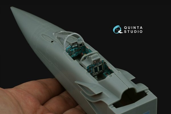 Quinta Studio QDS-48505 MiG-31BM 3D-Printed &amp; coloured Interior on decal paper (Hobby Boss) (Small version) 1/48
