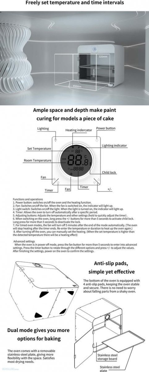 DSPIAE CURING OVEN / Kabina do suszenia