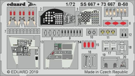 Eduard BIG72149 B-58 TAMIYA 1/72