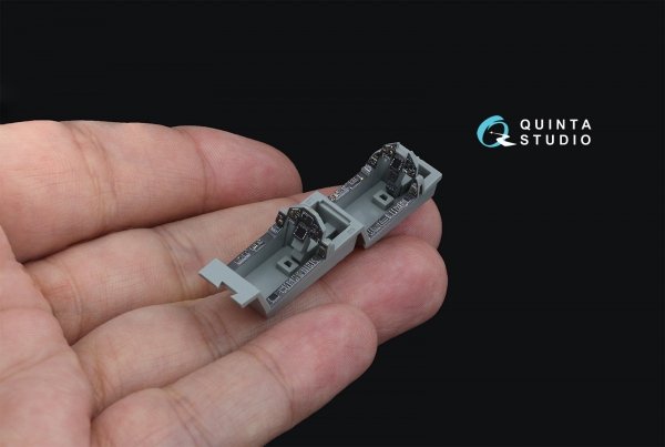 Quinta Studio QD72137 Mirage 2000N 3D-Printed coloured Interior on decal paper (Dream Model) 1/72