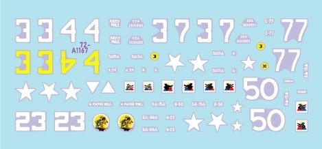 Star Decals 72-A1167 US 6th Armored Division 1. The Super-Sixth in Europe 1944-45. Sherman Mix 1/72