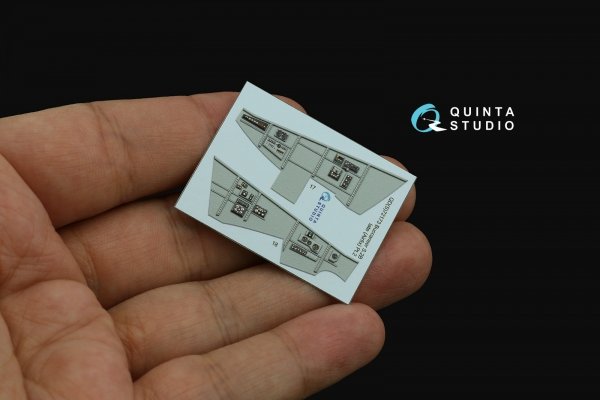 Quinta Studio QD72173 Blackburn Buccanneer S.2B Late 3D-Printed &amp; coloured Interior on decal paper (Airfix) 1/72