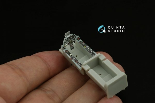 Quinta Studio QD72136 Mitsubishi F-1 3D-Printed &amp; coloured Interior on decal paper (Hasegawa) 1/72