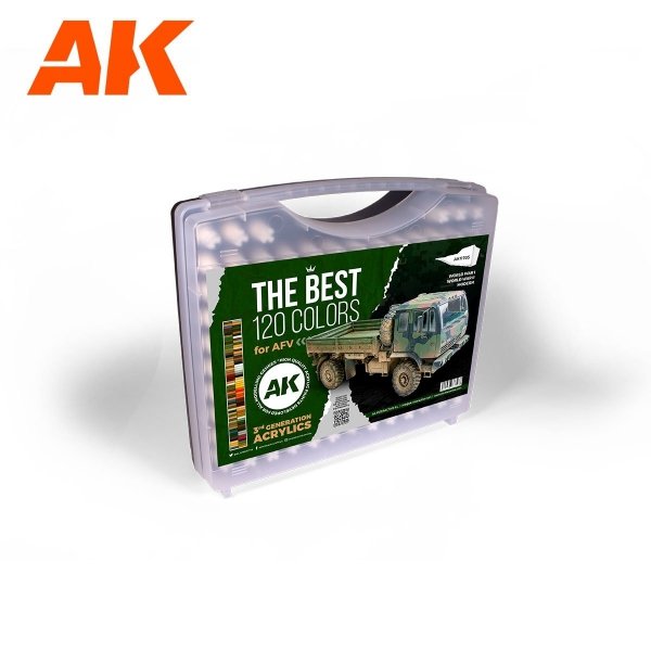 AK Interactive AK11705 THE BEST 120 COLORS FOR AFV