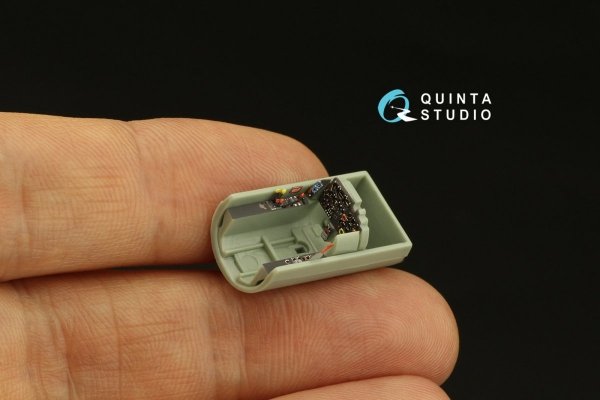 Quinta Studio QD72047 Me-262A 3D-Printed &amp; coloured Interior on decal paper (Academy) 1/72