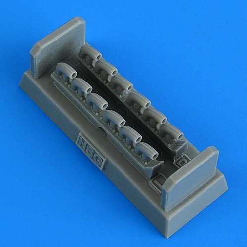 Quickboost QB49057 P-39Q/N exhaust Hasegawa 1/48