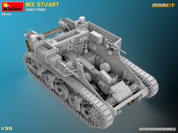 MiniArt 35404 M3 STUART EARLY PROD. INTERIOR KIT 1/35