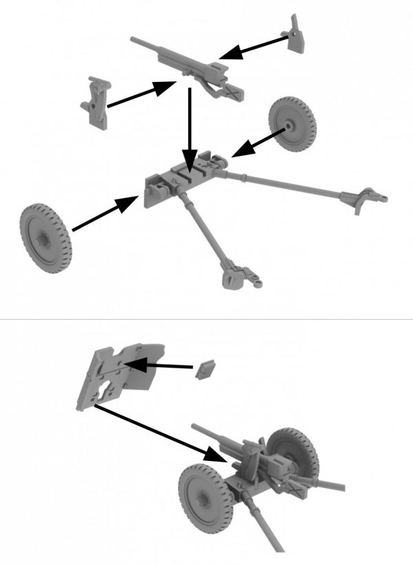 First to Fight PL022 - PAK 36 (1:72)