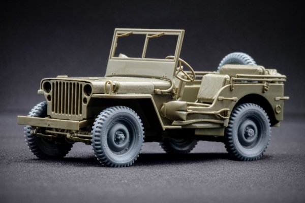 ScaleX WW 35001S U.S WiLLYSMB Sagged wheel set (Universal) 1/35