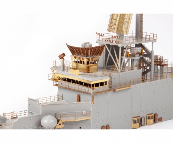 Eduard 53320 USS Wasp LHD-1 part 3 Trumpeter 1/350