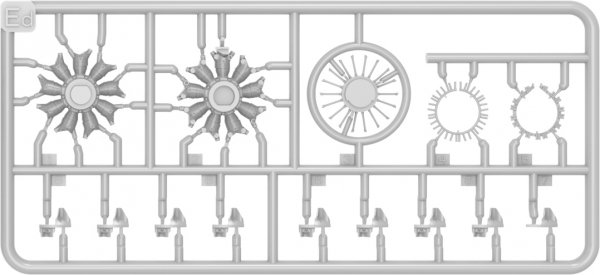 MiniArt 48060 P-47M THUNDERBOLT. DORSAL FIN. BASIC KIT 1/48