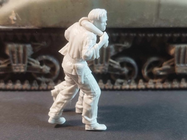 Panzer Art FI35-208 USMC wounded tankers set 1/35