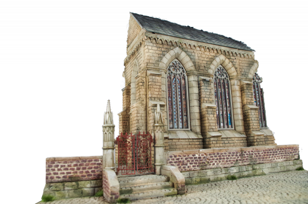 RT-Diorama 35040 Diorama Base: Church Courtyard 1/35