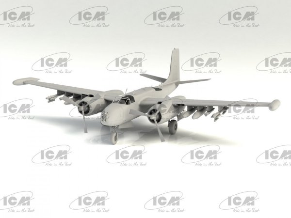 ICM 48280 B-26K with USAF Pilots &amp; Ground Personnel 1/48