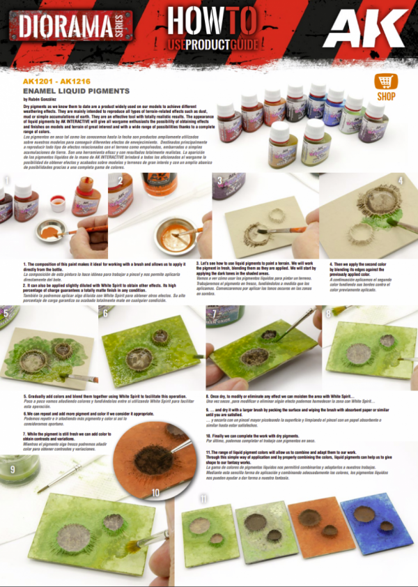 AK Interactive AK1216 LIGHT SOIL – ENAMEL LIQUID PIGMENT 35ml