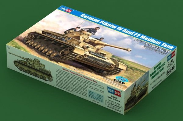 Hobby Boss 84840 German Pzkpfw IV Ausf.F2 Medium Tank 1/48