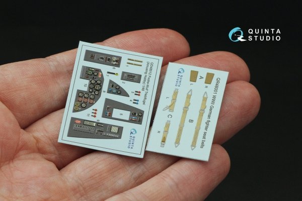 Quinta Studio QD48512 FW Triebflugel 3D-Printed coloured Interior on decal paper (Amusing hobby) 1/48