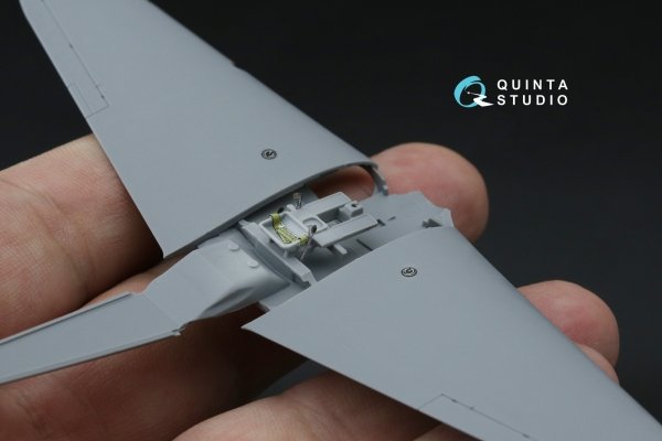 Quinta Studio QD72203 Yak-1 3D-Printed &amp; coloured Interior on decal paper (Zvezda) 1/72