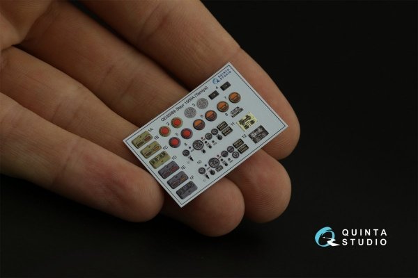 Quinta Studio QD35069 Steyr 1500A 3D-Printed &amp; coloured Interior on decal paper (Tamiya) 1/35
