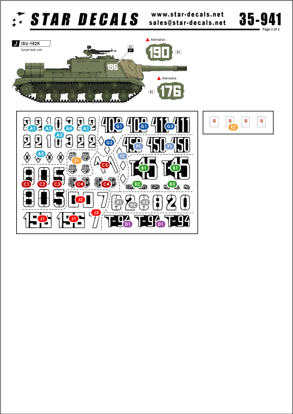 Star Decals 35-941 Hungarian Uprising 1956 2 1/35