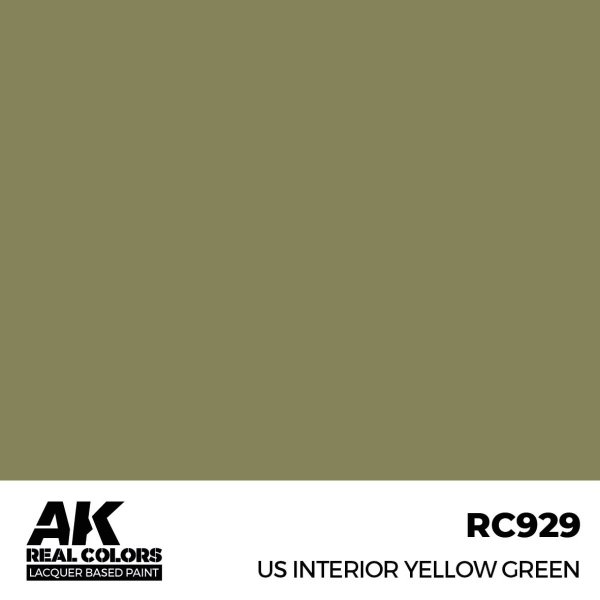 AK Interactive RC929 US Interior Yellow Green 17 ml