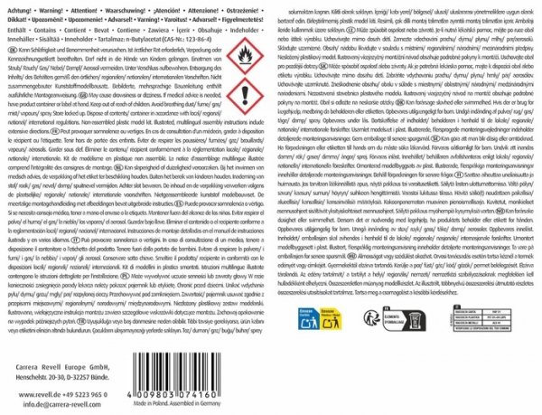 Revell 74160 Starter Kit Messerschmitt Bf 109 G-10 1/72