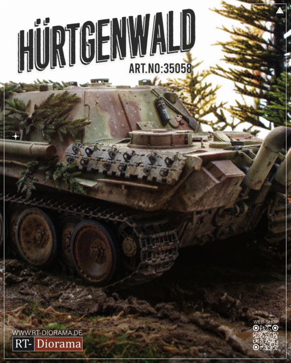 RT-Diorama 35058 “Hürtgenwald” - Scenic Base 1/35