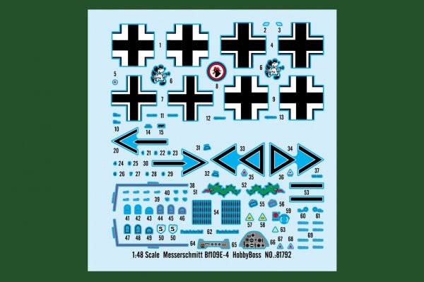 Hobby Boss 81792 Messerschmitt Bf109E-4 1/48