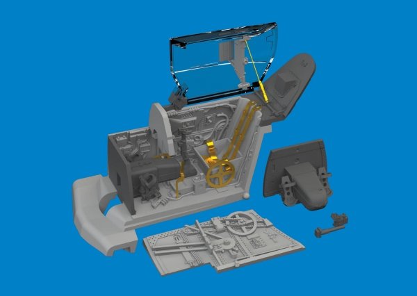 Eduard 672388 Bf 109G-10 cockpit PRINT EDUARD 1/72