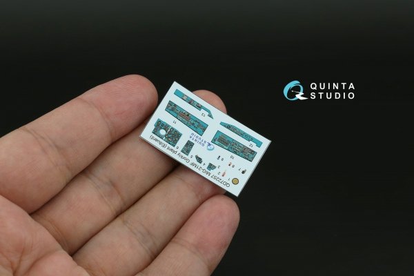 Quinta Studio QD72257 MiG-21MF (Gorkiy plant) 3D-Printed &amp; coloured Interior on decal paper (Eduard) 1/72