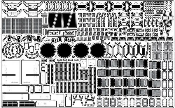 Pontos 22004F1 USS BB-61 Iowa 1944 Detail Up Set (Without wooden deck) (1:200)