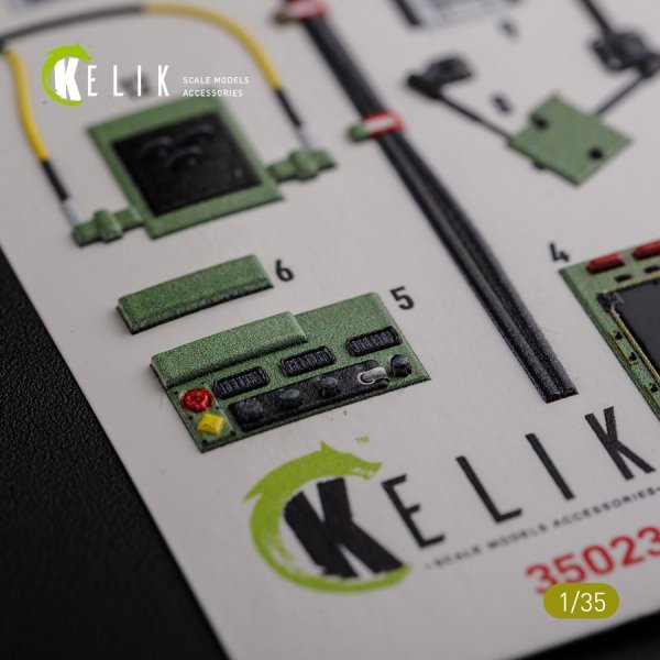 KELIK K35023 M142 HIMARS - Interior 3D Decal and classic Decal for Trumpeter kit 1/35