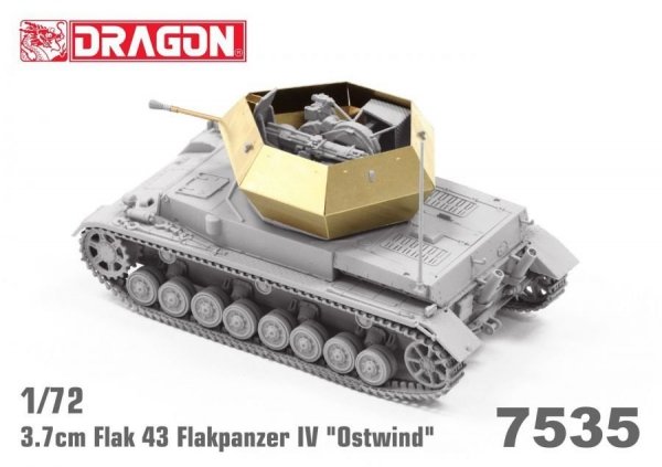 Dragon 7535 3.7cm FlaK 43 Flakpanzer IV &quot;Ostwind&quot; 1/72