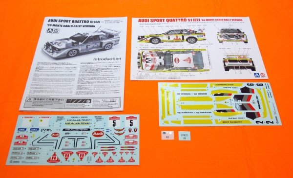 Beemax 24017 Audi Sport Quattro S1 [E2] 1986 Monte Carlo Rally Version (1:24)