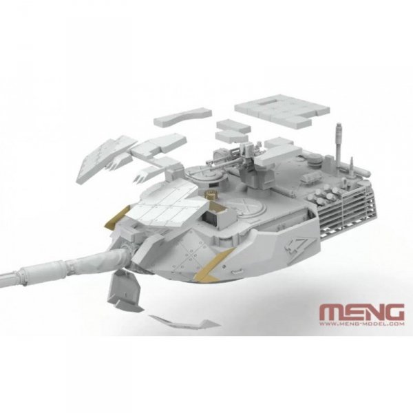 Meng Model TS-050 PLA ZTQ15 Light Tank w/Addon Armour 1/35