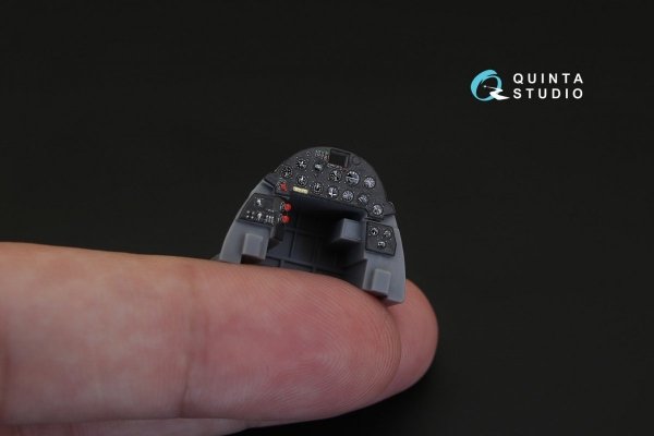 Quinta Studio QD48108 F4U-1D 3D-Printed &amp; coloured Interior on decal paper (for Tamiya kit) 1/48